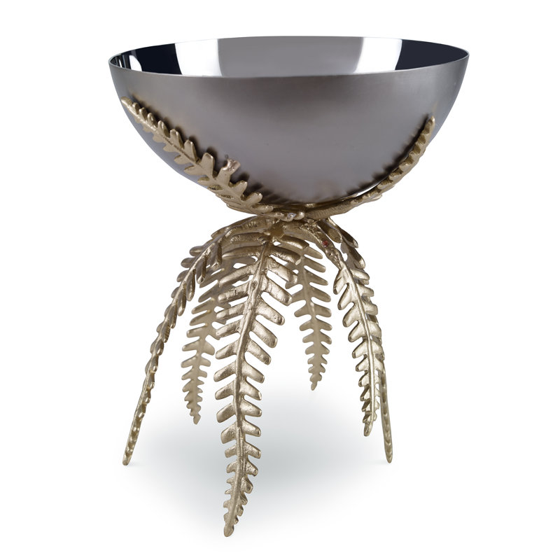 Kravet Wigmore Metal Traditional Decorative Bowl In Silver Perigold