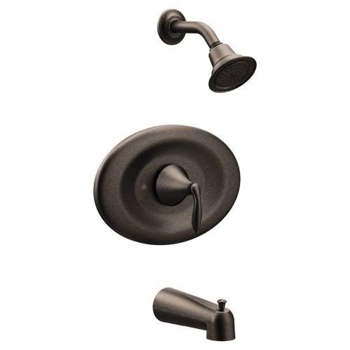 Moen Eva Conversion Tub And Shower Faucet With Metal Lever Handle