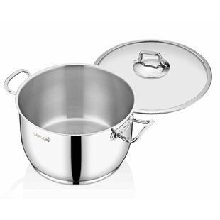 Capaicty 2.3 LTR Aluminium Cooking Casserole Dish Pot Saucepan Stockpot Commercial Pot 7inch