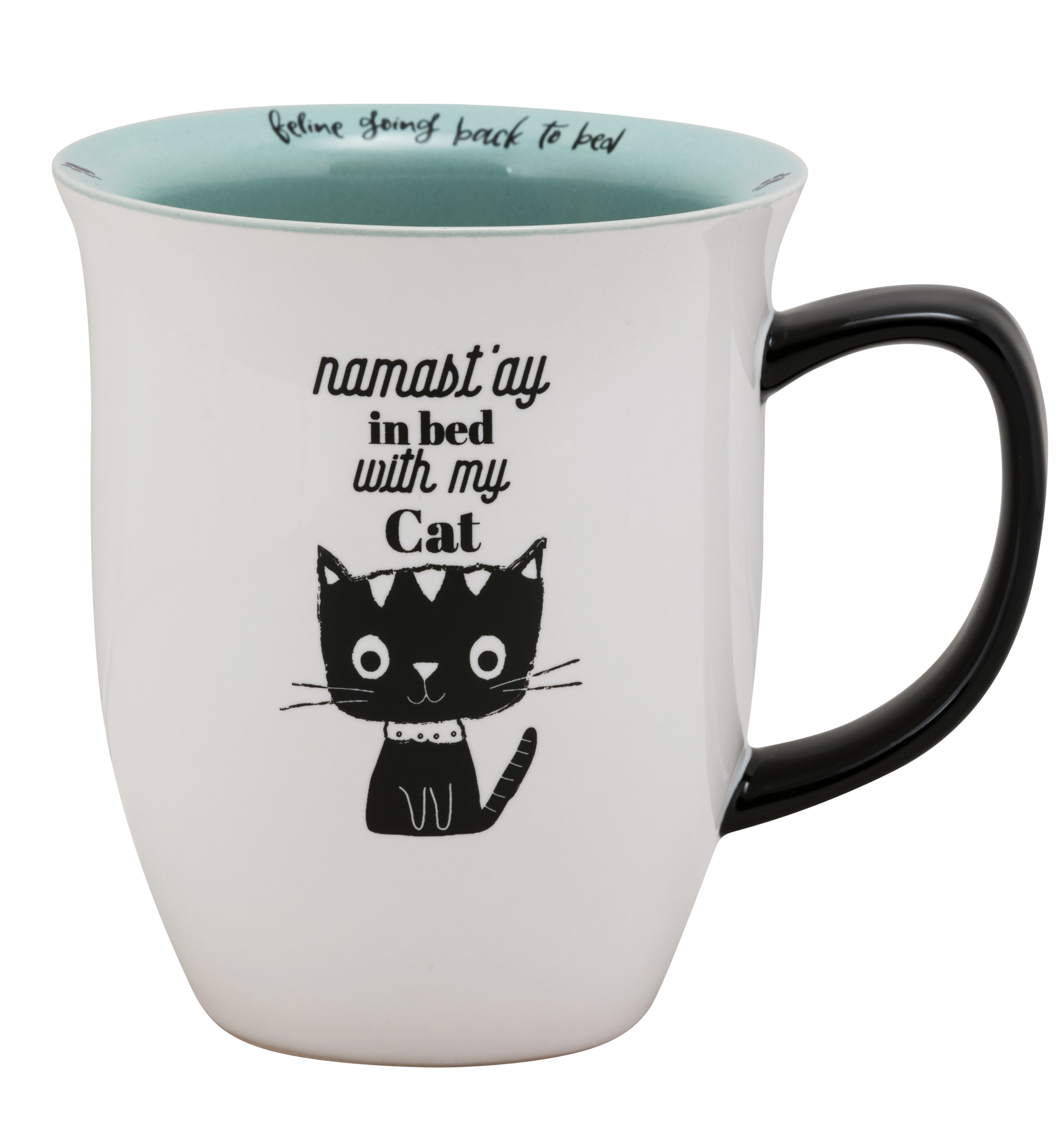 cat coffee mug shirt