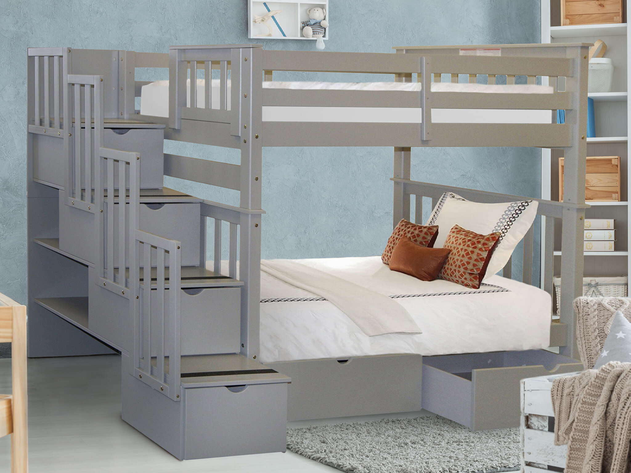 built in twin bed