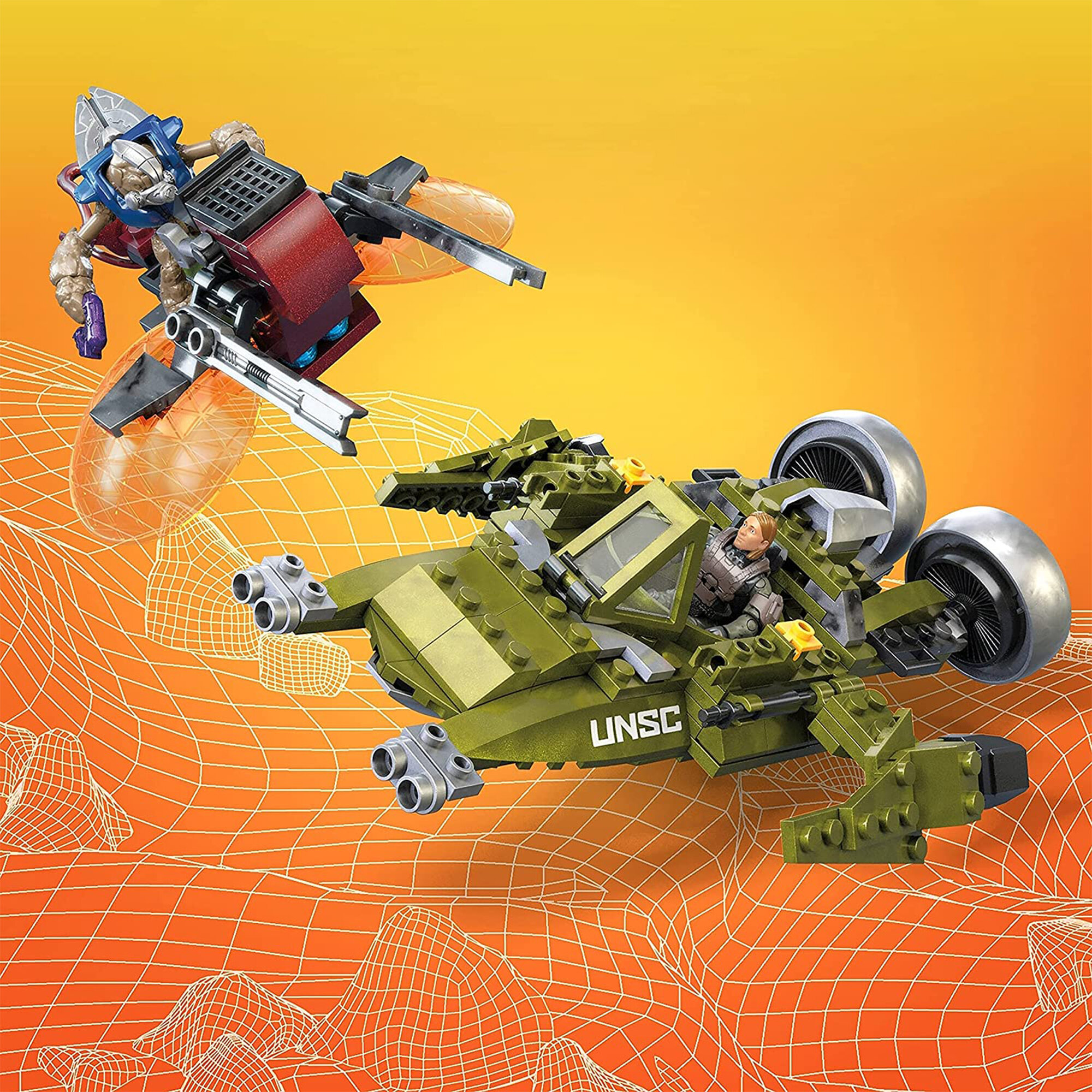 Mega Construx Halo Unsc Infinity Ship Gift Toy 