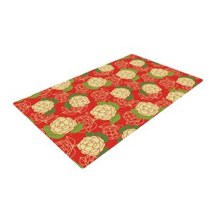 Holly Helgeson Cammelia Red/Yellow Area Rug