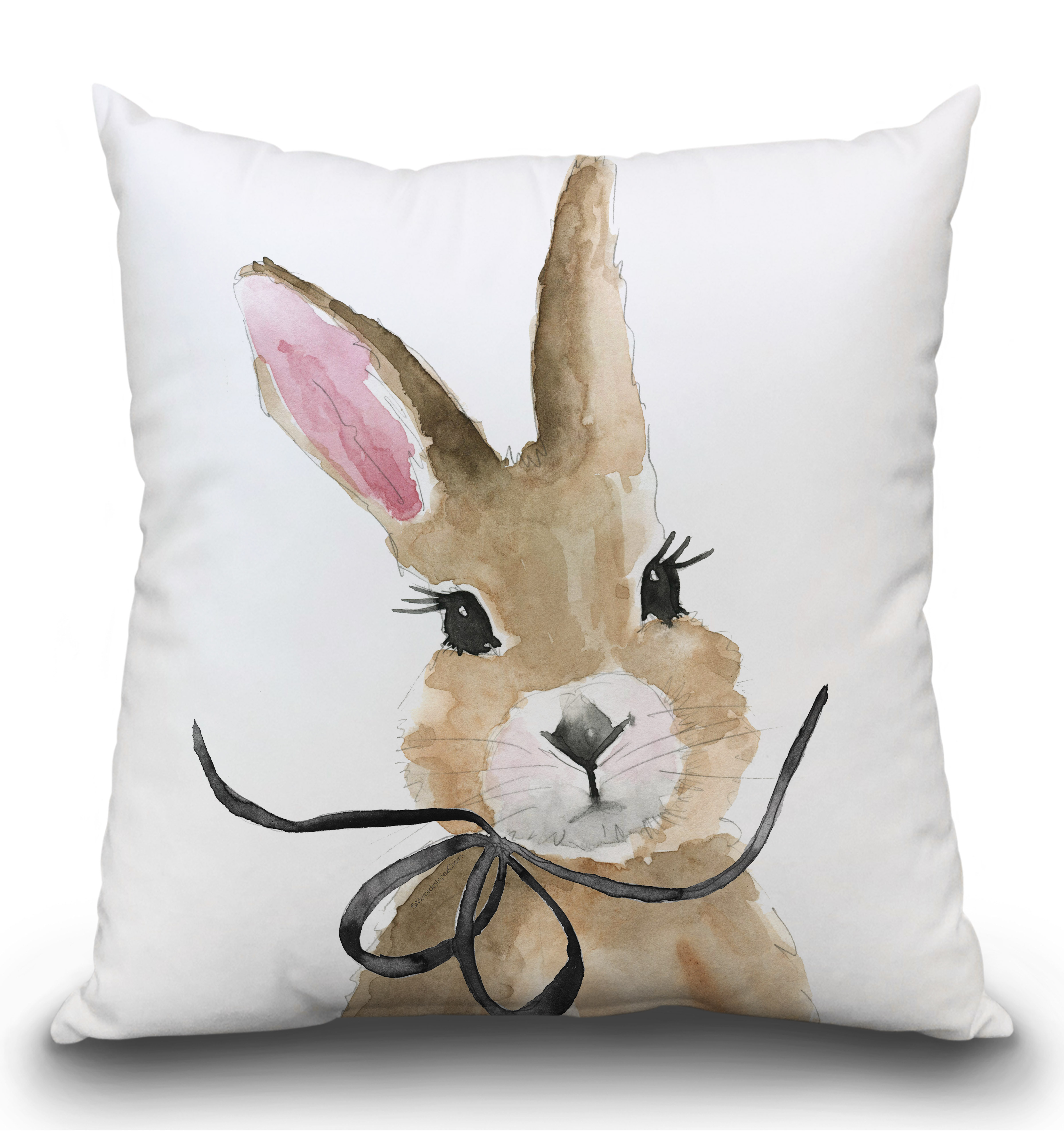 East Urban Home Bunny Throw Pillow Wayfair