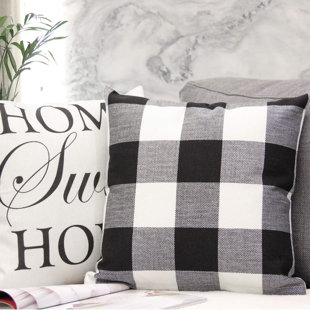 buffalo plaid throw pillow covers