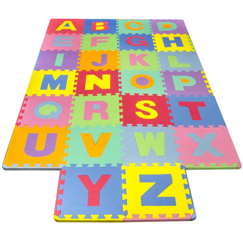 b toys alphabet mat