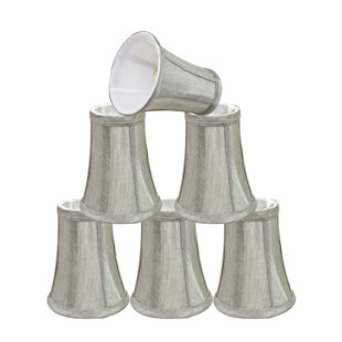 Best Clip On 4'' Fabric Bell Lamp Shade (Set of 6) By Darby Home Co Lamps Clip On 4'' Fabric Bell Lamp Shade (Set of 6) By Darby Home Co Lamps