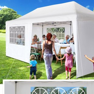 Beach Canopy Wayfair Ez Pop Up Wedding Party Tent 10 X20 Folding Gazebo Beach Canopy W 6 Removable Sidewalls Side Panel