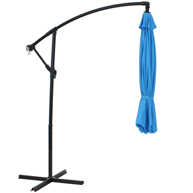 Freeport Park Sunnydaze Offset Outdoor Patio Umbrella With Crank