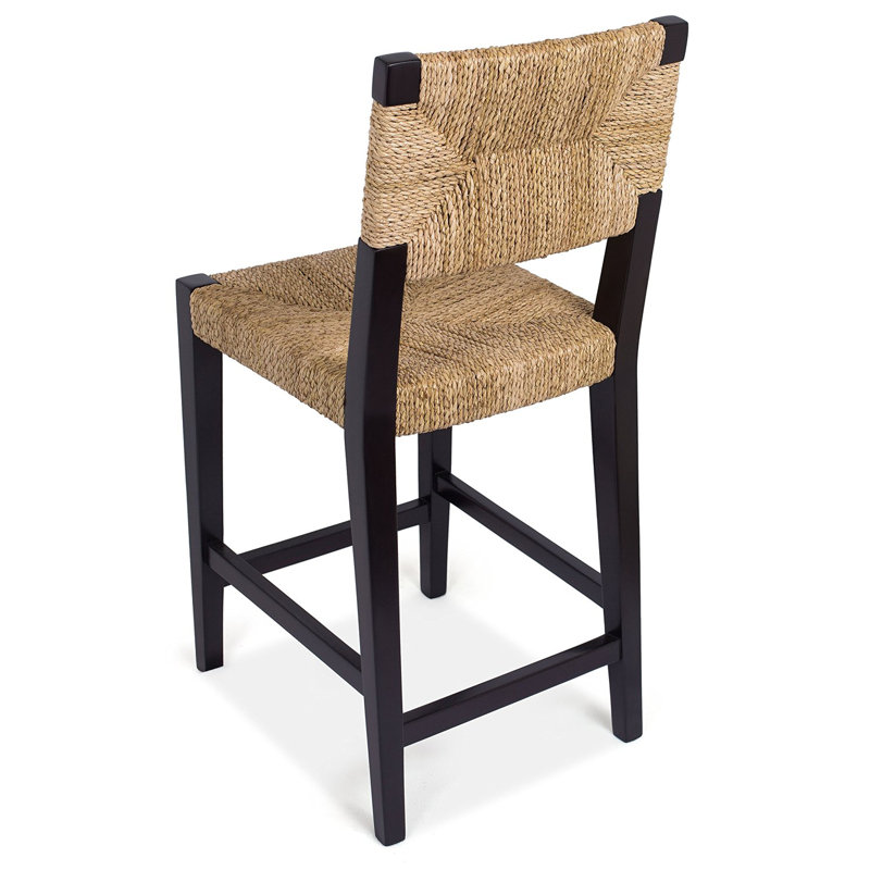 Birdrock Home Rush Weave 24 Counter Height Bar Stool Wayfair Rush Weave 24 Counter Height Bar Stool