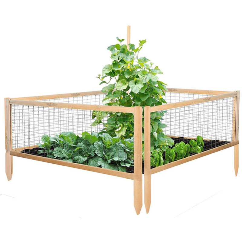 Suncrown 2 Ft H X 4 Ft W Garden Wood Fencing Reviews Wayfair Amagabeli decorative garden fence 18 in x 50 ft rustproof green iron landscape wire folding amazon's choice for garden fence. 2 ft h x 4 ft w garden wood fencing