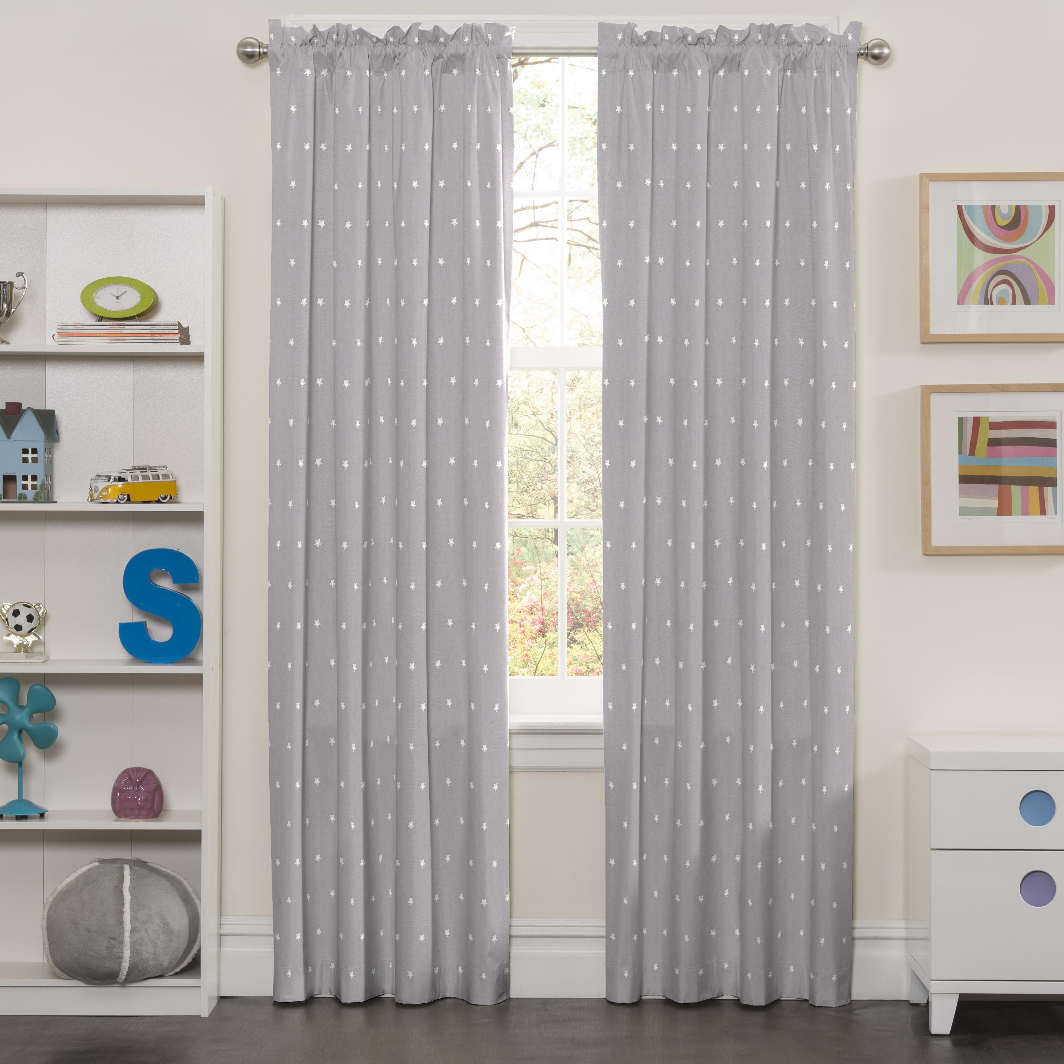 Viv Rae Carolyn Super Star Blackout Thermal Rod Pocket Curtain