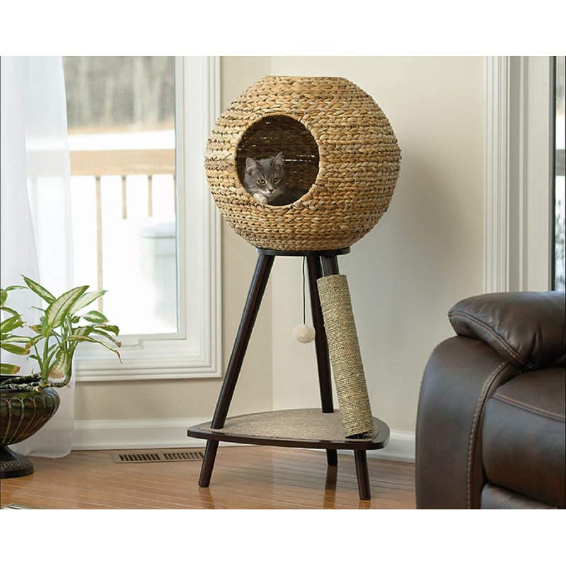 natural sphere cat tower