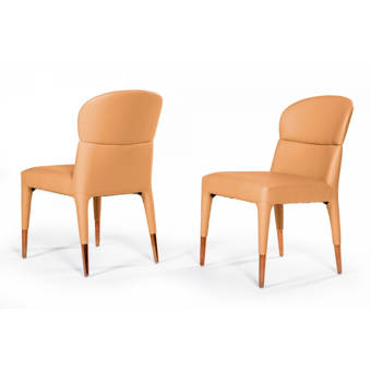 Regal Beechwood Skirted Seat Upholstered Dining Chair Wayfair