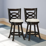 Alamo Bar & Counter Swivel Stool (Set of 2) by Darby Home Co