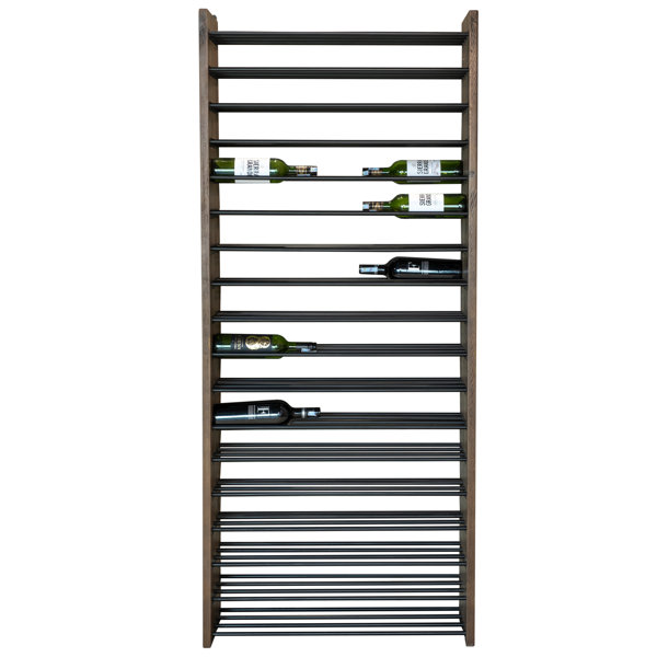 Modern Contemporary Tall Metal Floor Wine Rack