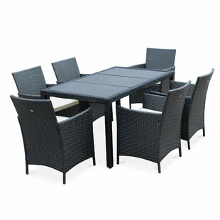 Ratchford 6 Seater Dining Set With Cushions By Sol 72 Outdoor