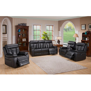 Plymouth 3 Piece Living Room Set by Coja