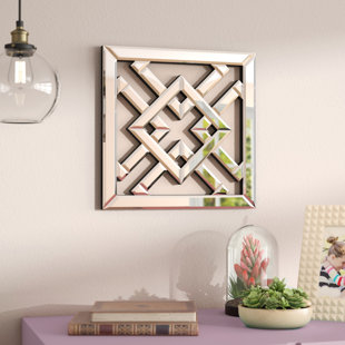 Mirrored Wall Letters Wayfair Geometric Mirrored Wall Décor