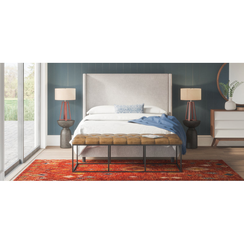 Alrai Upholstered Standard Bed & Reviews AllModern