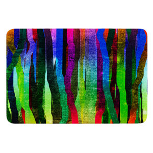 Jungle Stripes II by Frederic Levy-Hadida Bath Mat