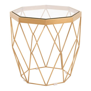Rosas Metal Frame Coffee Table by Everly Quinn #1