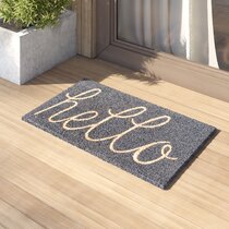 Hihome Doormats Non-Slip Outdoor Door Mats with Rubber Backing Inside Entrance 