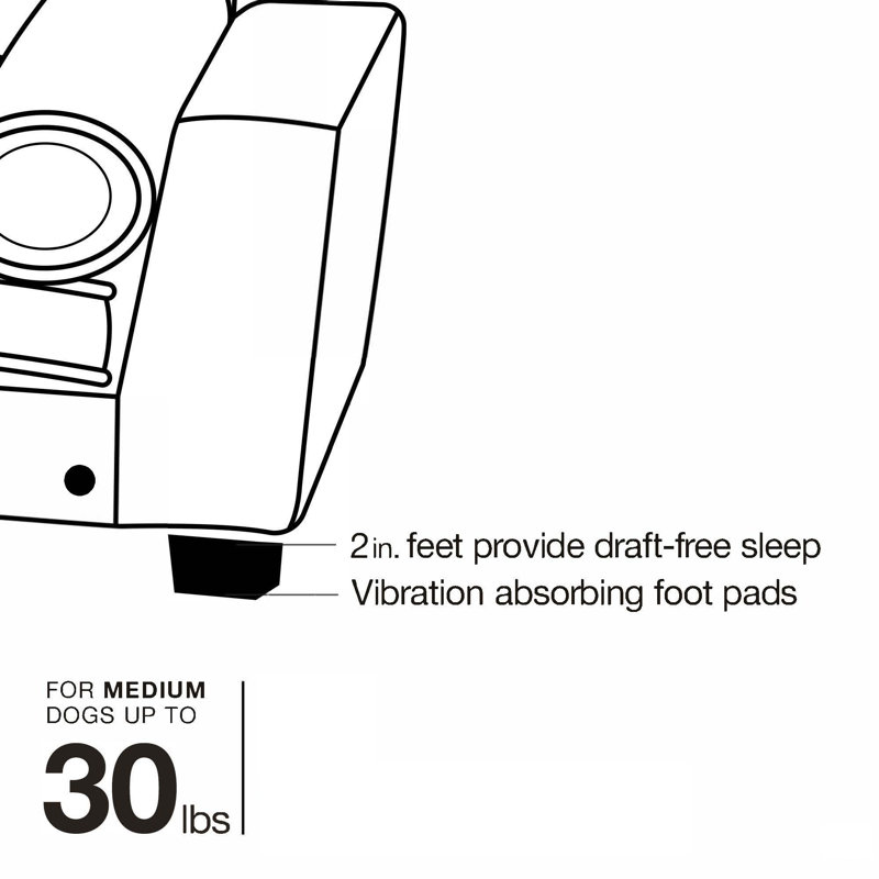 corrine dog sofa with cushion