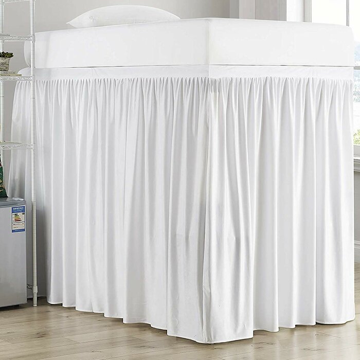 Pinder Luxury Plush Extended Dorm 60 Bed Skirt