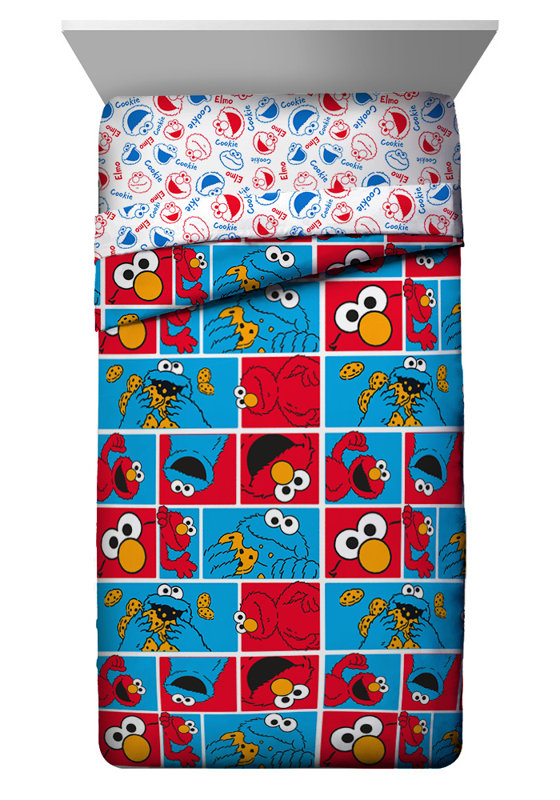 Overwatch Sesame Street Elmo Cookie Squares Single Reversible