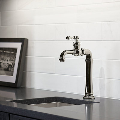 Artifacts Gentlemans Bar Sink Faucet Kohler Finish Vibrant