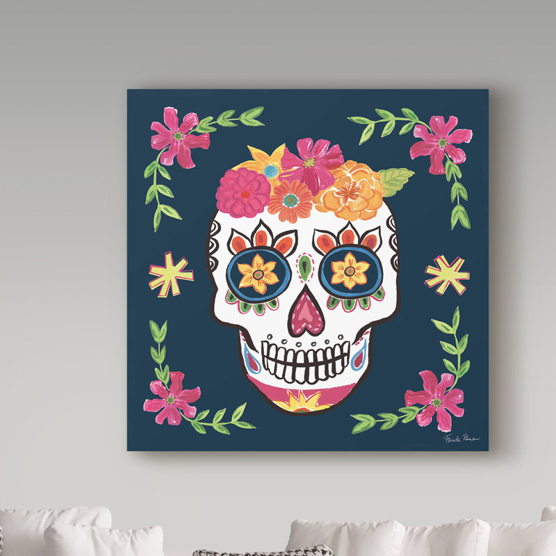 Bungalow Rose Day Of The Dead Ii Acrylic Painting Print On