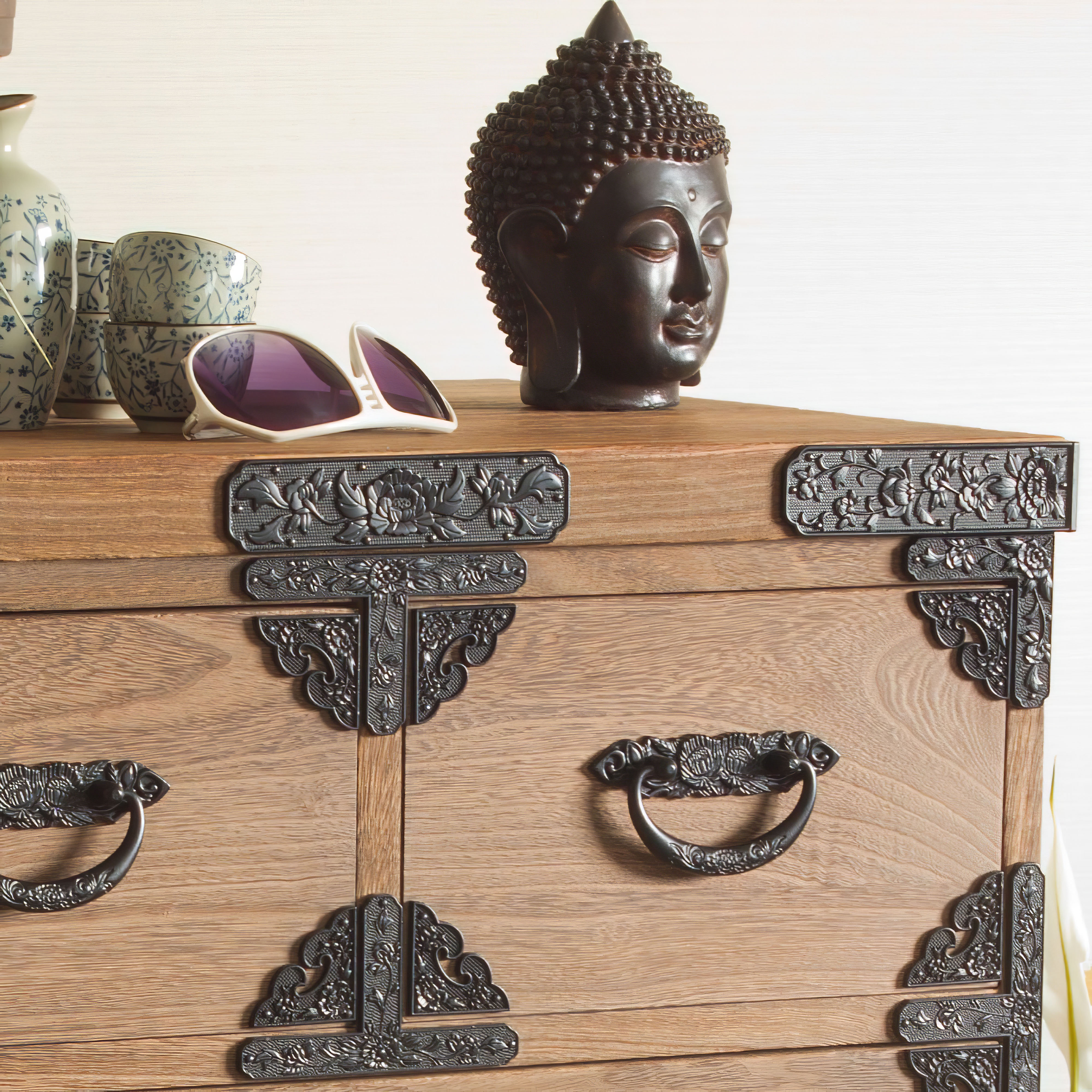 World Menagerie Usan Thai Buddha Head Bust Reviews Wayfair
