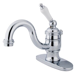 Vintage Single hole Single Handle Bathroom Faucet with Drain Assembly