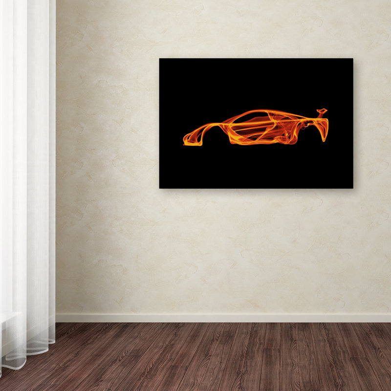 Trademark Art Mclaren F1 Lm Graphic Art Print On Wrapped Canvas