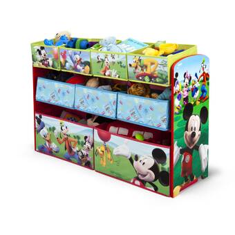 mickey mouse book and toy organizer