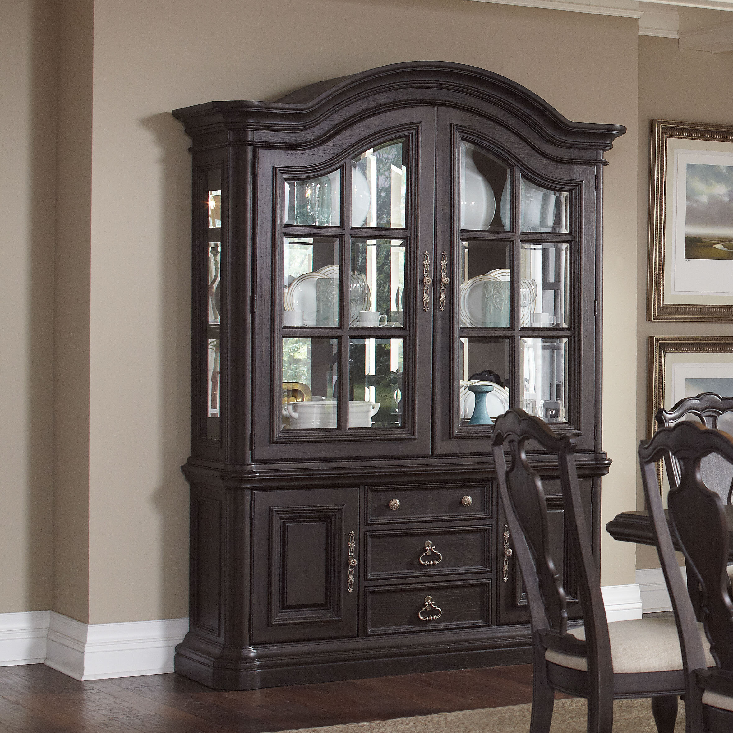 Canora Grey Ikin China Cabinet Wayfair