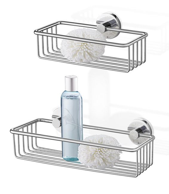 ZACK Scala Drill & Screw Mount Stainless Steel Shower Caddy & Reviews