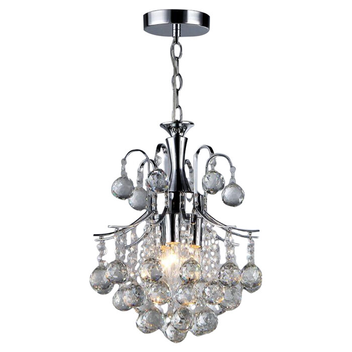 Warehouse of Tiffany Arden Victorian 3-Light Crystal Chandelier ...