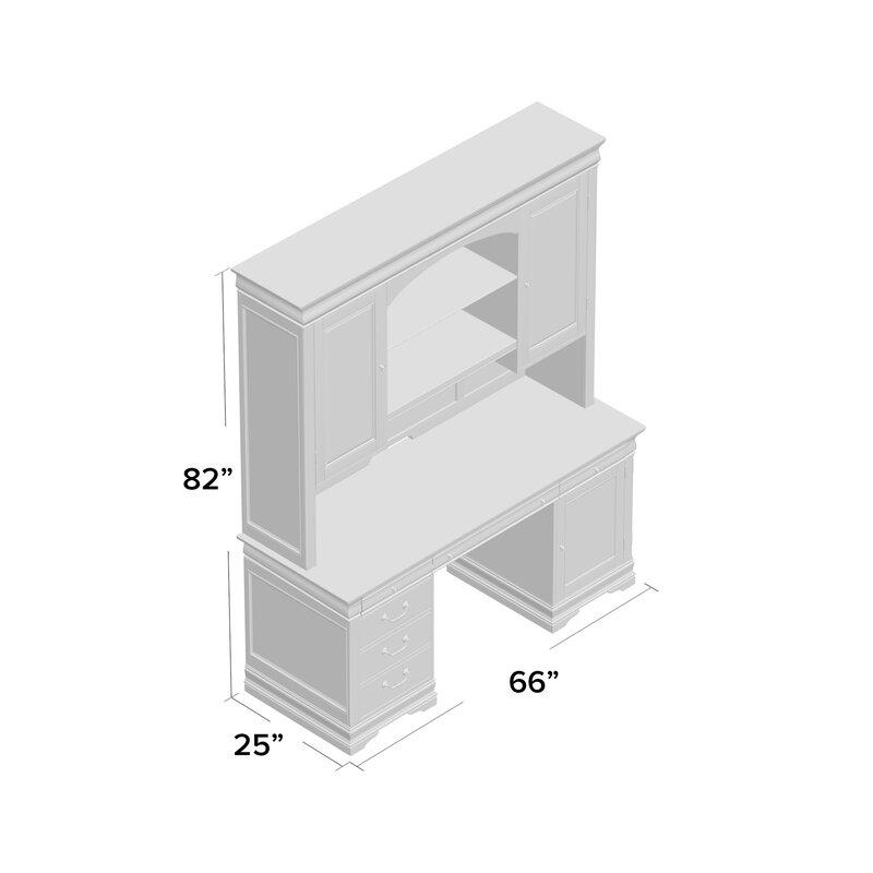 Birch Lane Heritage Gruenwald Desk With Hutch Wayfair