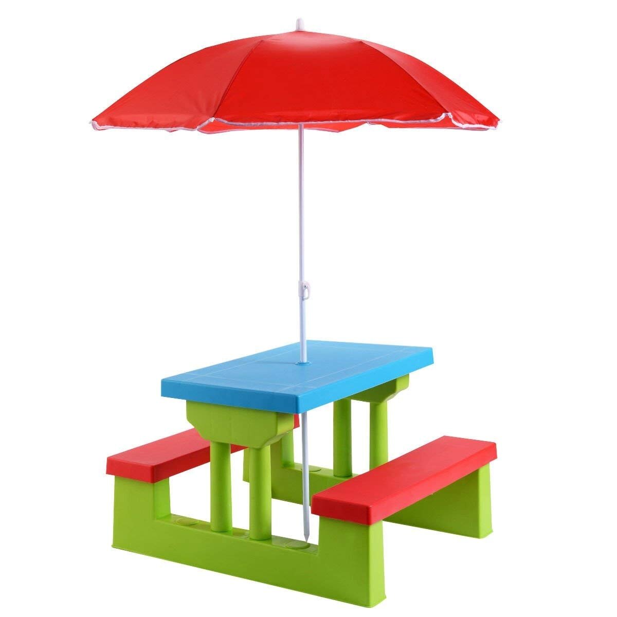 kids table and bench set