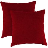 red outdoor pillow covers