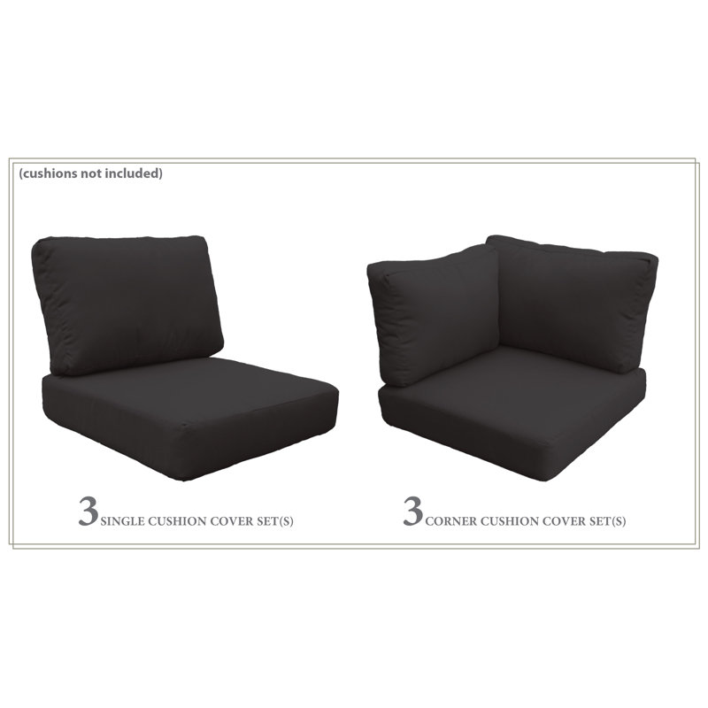 Sol 72 Outdoor Fairfield 15 Piece High Back Cushion Cover Outdoor High Back Cushion Cover