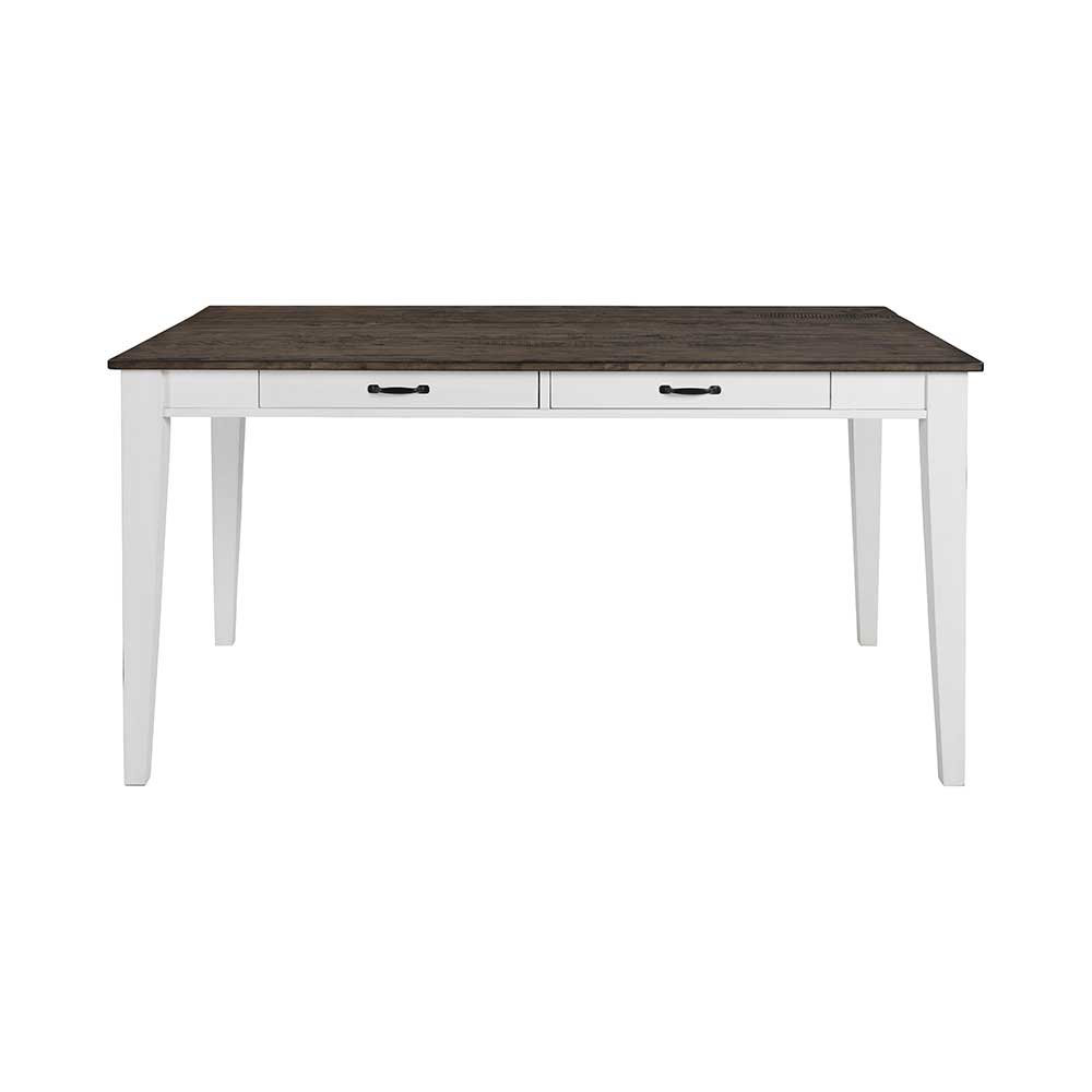August Grove Brinda Dining Table With 4 Drawers Wayfair