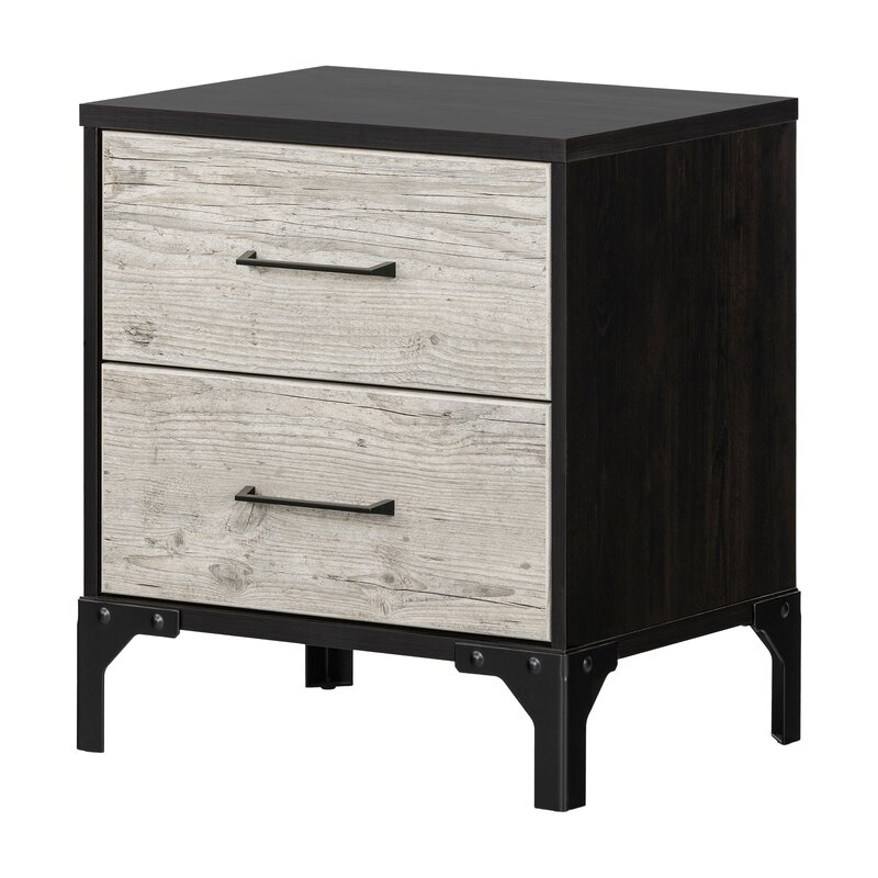 South Shore Valet 2 Drawer Nightstand Reviews Wayfair