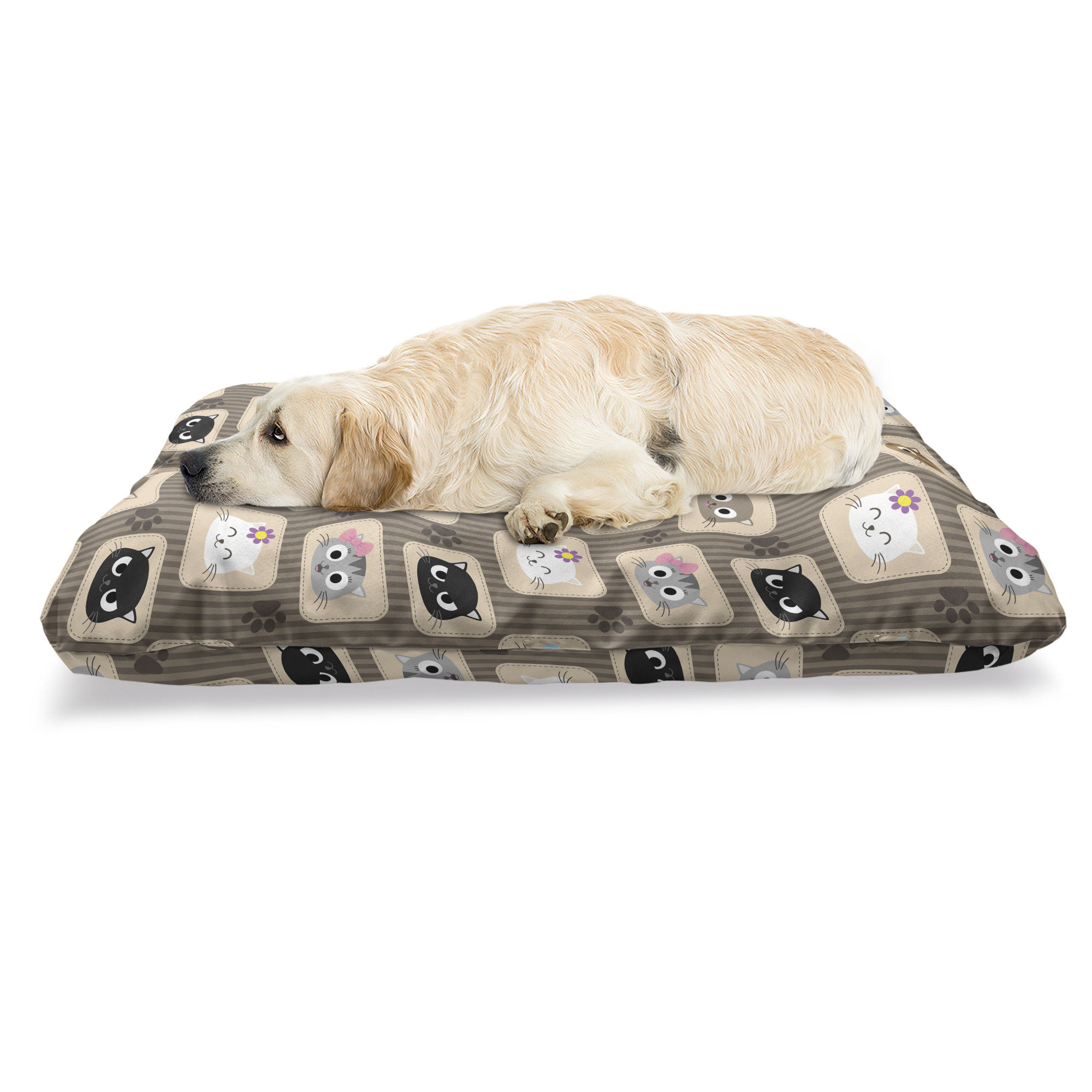 patchwork dog bed