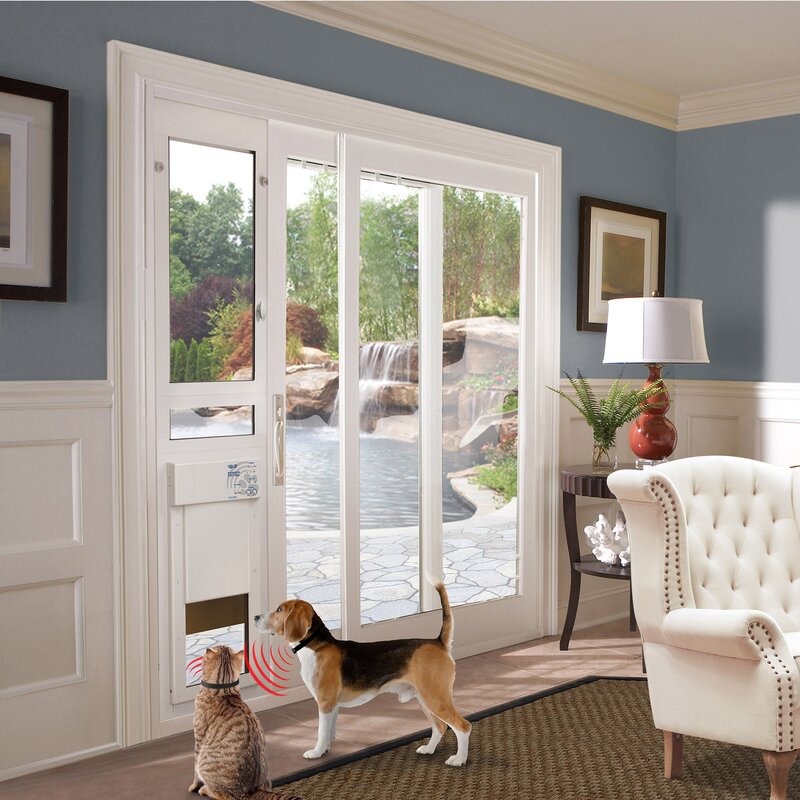 High Tech Pet Automatic Sliding Glass Patio Pet Door Wayfair