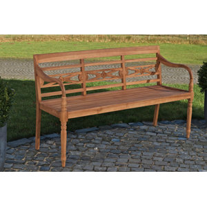 Gartenbank Rynn aus Teak von Home & Haus