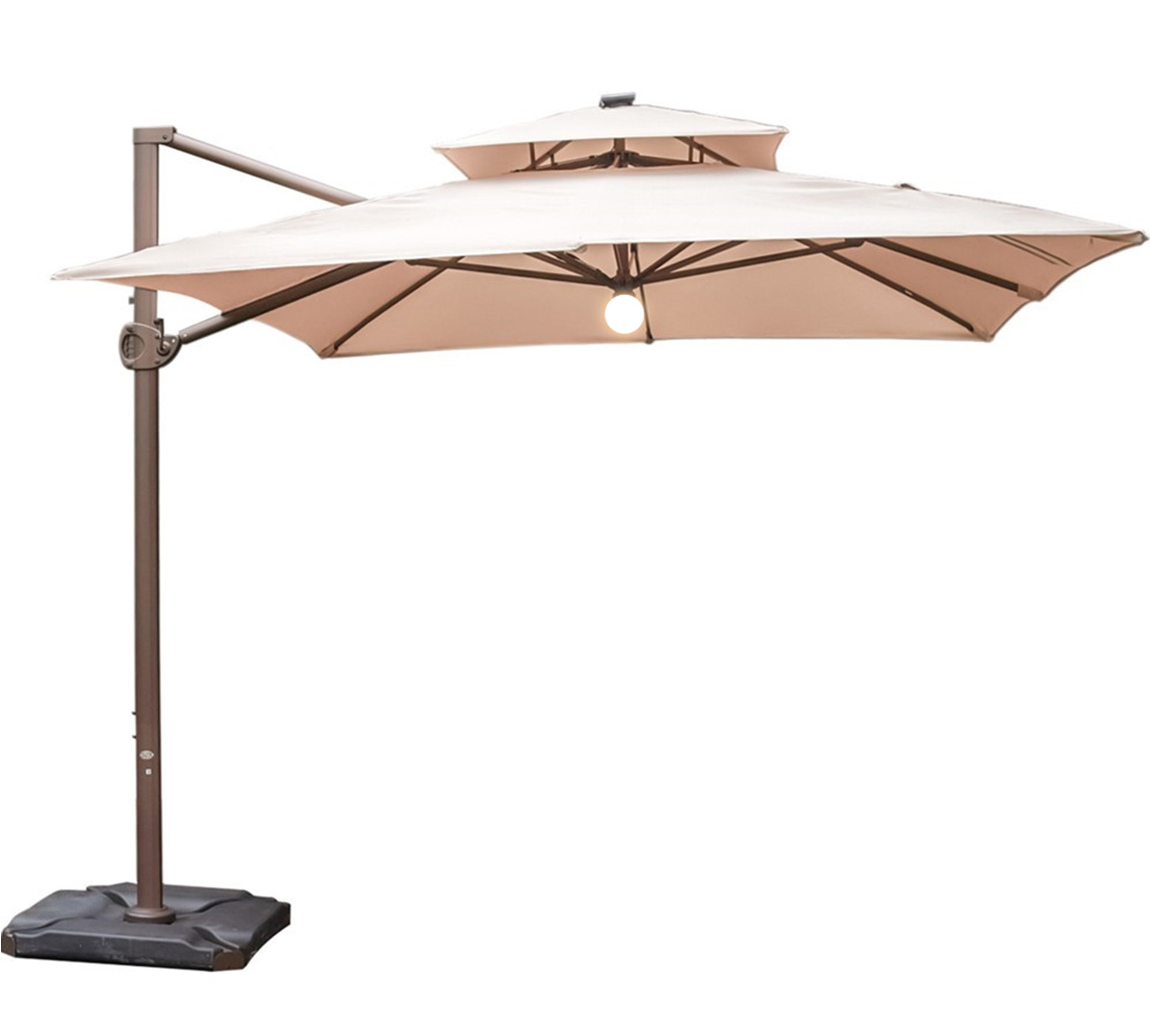 Canora Grey Desmond 12 X 9 Rectangular Cantilever Umbrella Rectangular Cantilever Umbrella