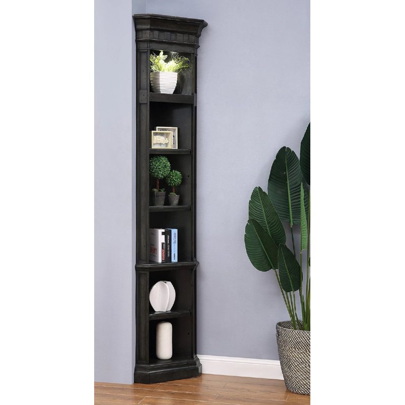 Canora Grey Kogan 94 H X 15 3 W Corner Bookcase Wayfair